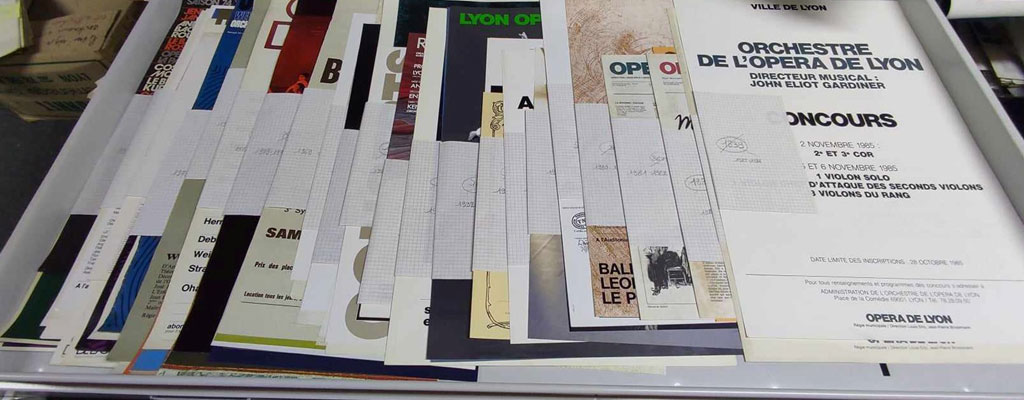 Stratégie d’archivage pour les archives de l’Opéra de Lyon.