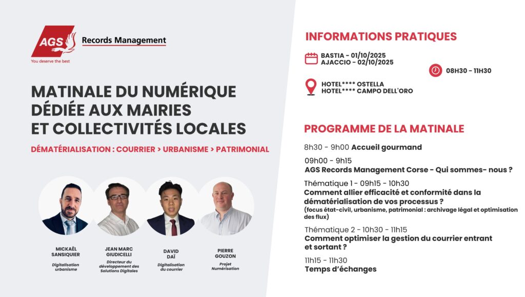 Matinale sur la dématérialisation pour les collectivités en Corse