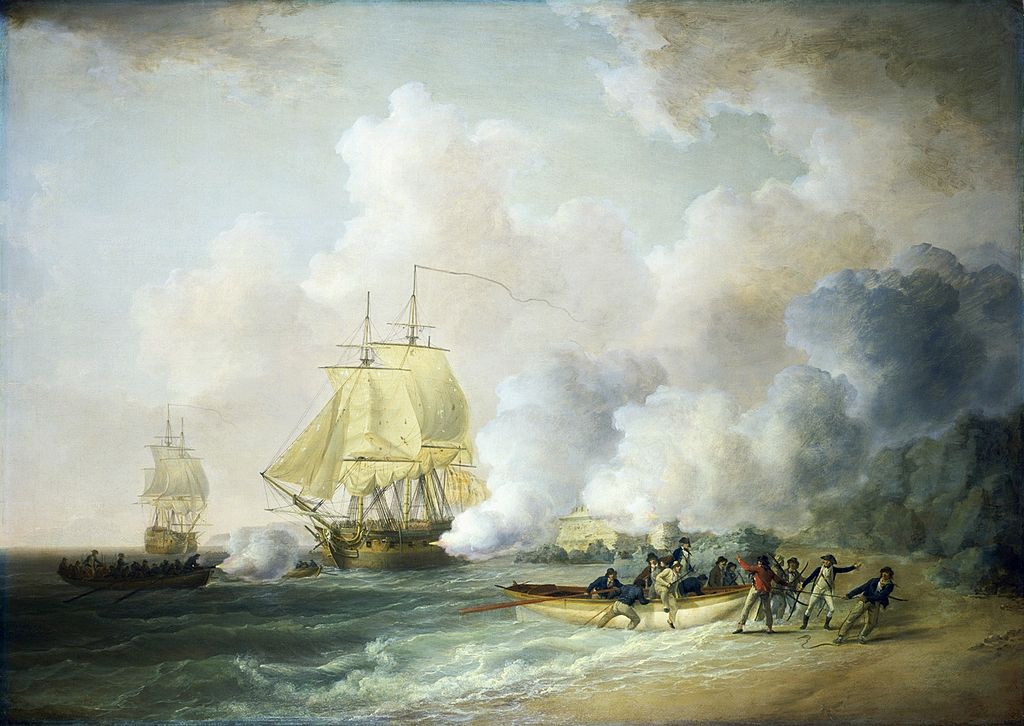 The capture of Fort Louis on Martinique in 1794