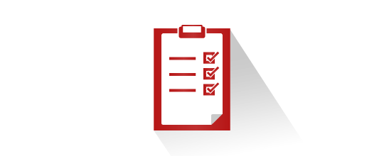 liste sur un presse-papier / clipboard with checklist