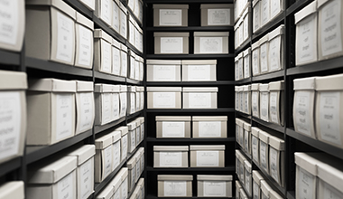 Safely storing archives in boxes